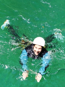 canyoning proche de saint lary, le Miraval inférieur