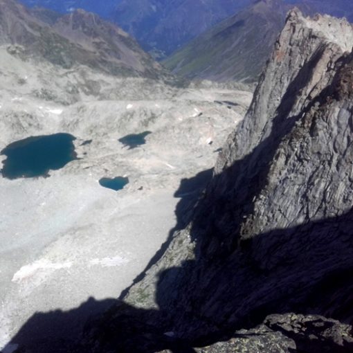 vue sur le lac en coeur